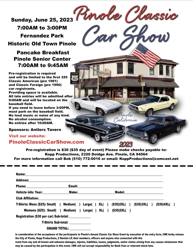 Pinole Classic Car Show